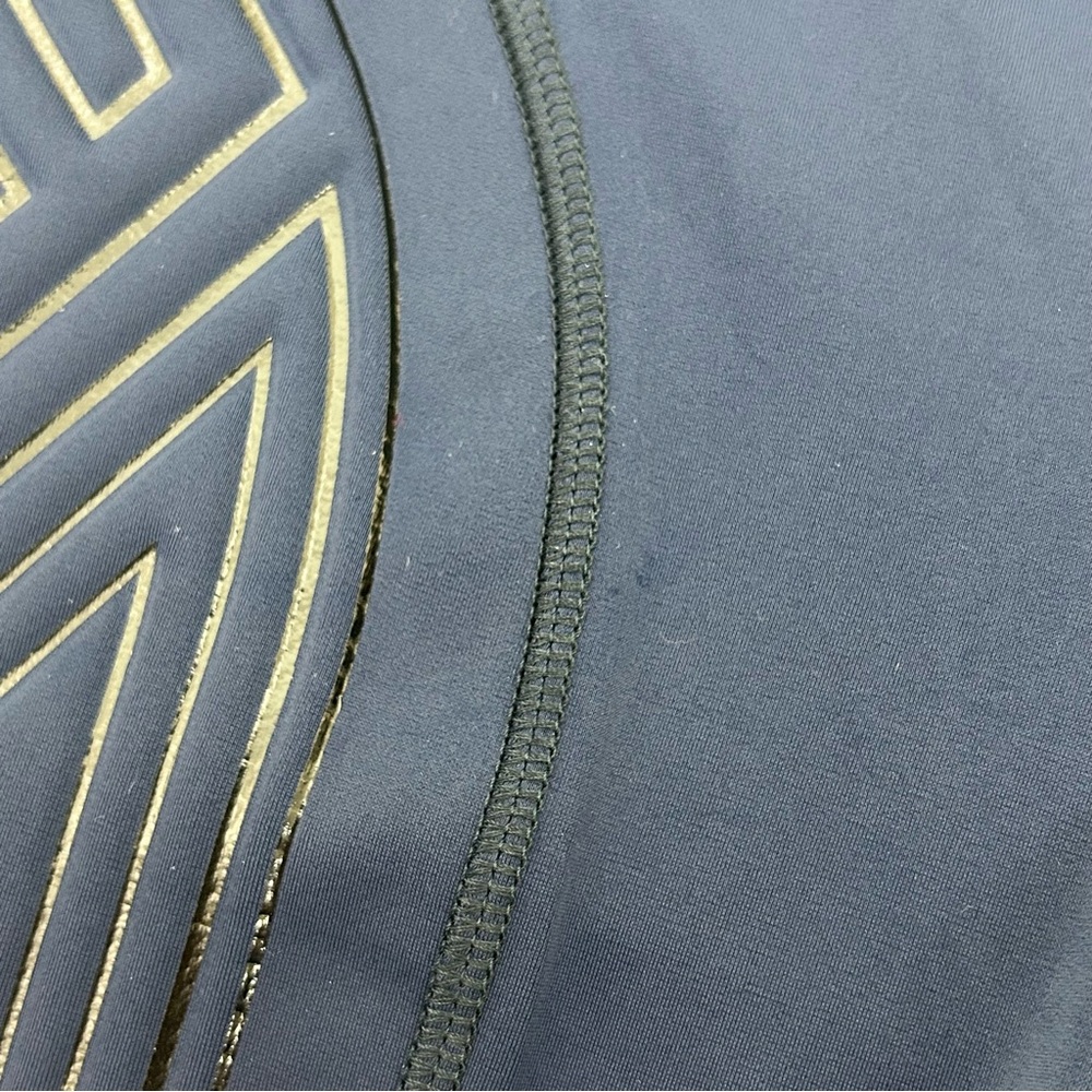 Fendi Printed Sport Shorts Bike Short Cycling Ffreedom Navy Black Padded Size 38 - Picture 11 of 11